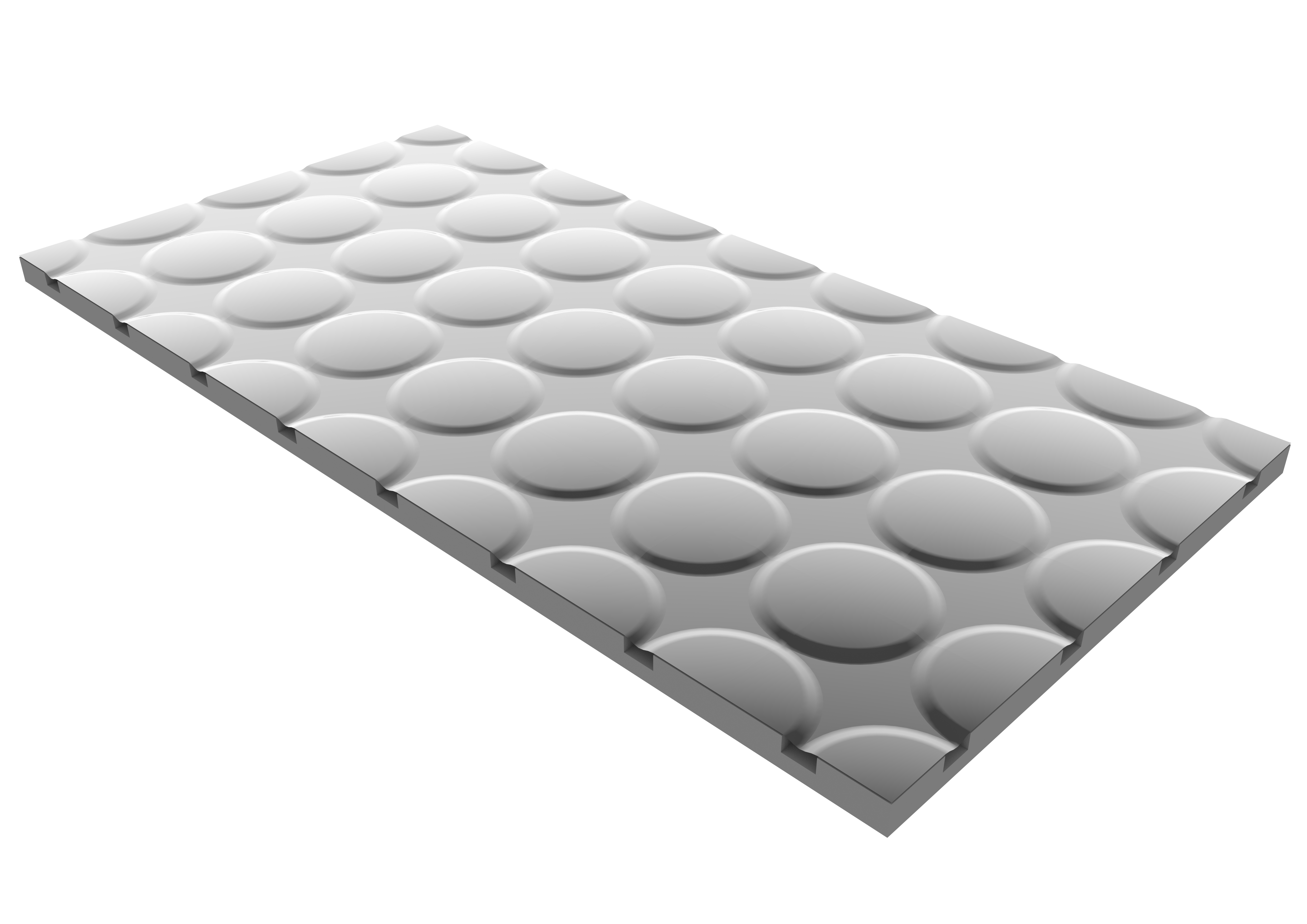 Sander Alu Standard EPS board - element with round pattern