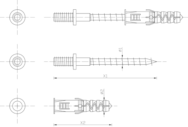 Open pipe clips - 3