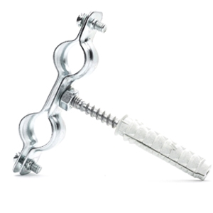 Double metal clamp - set