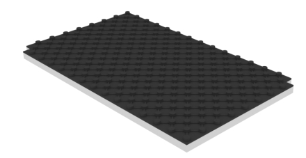 Eurotop castellated mat without insulation