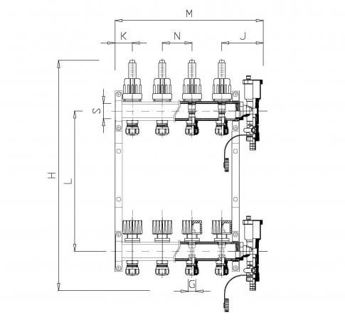 Underfloor heating manifolds - 3