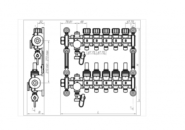 Underfloor heating manifolds - 2