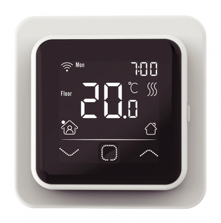 Wireless thermostat for control of the electric underfloor heating